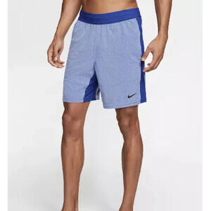 Nike Flex Training Yoga Blue/Psychic Blue Men's Shorts SZ Medium